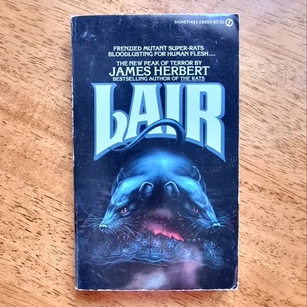 The Rats: LAIR Book 2 by James Herbert Vintage 1979 Paperback 1st Printing